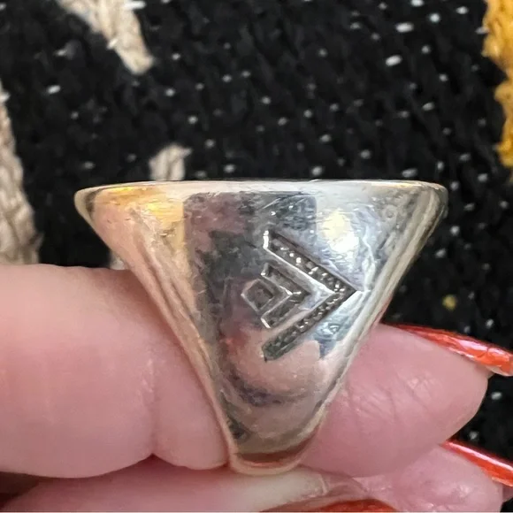 ❤️ Silpada Sterling Silver Retired Roman Medallion Coin Ring Sz8 Statement R1901 - Picture 14 of 16